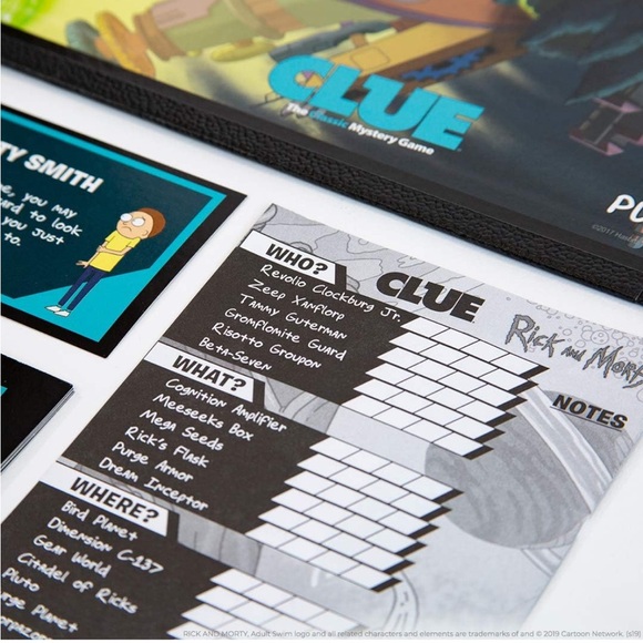 Rick and Morty Back in Blackout Clue board game NIB sealed never opened - Picture 12 of 16